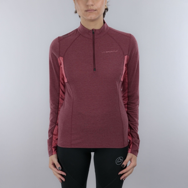Maglie Manica Lunga Trail Running Donna La Sportiva Swift Shirt  Redwood/Rosebay ZARL007R25P13