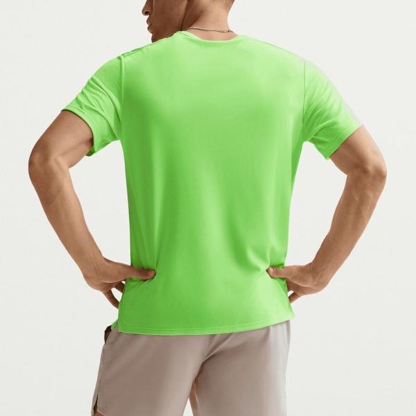 Nike Dri-FIT UV Run Division Miler Camiseta - Lime Blast/Reflective Silver