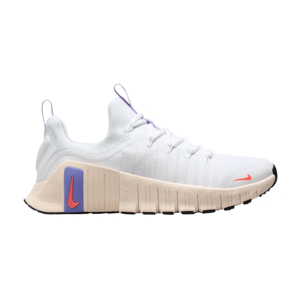 Women's Fitness e Training Shoes Nike Free Metcon 6  White/Hot Lava/Violet Mist/Chalk/Black/Sapphire FJ7126114