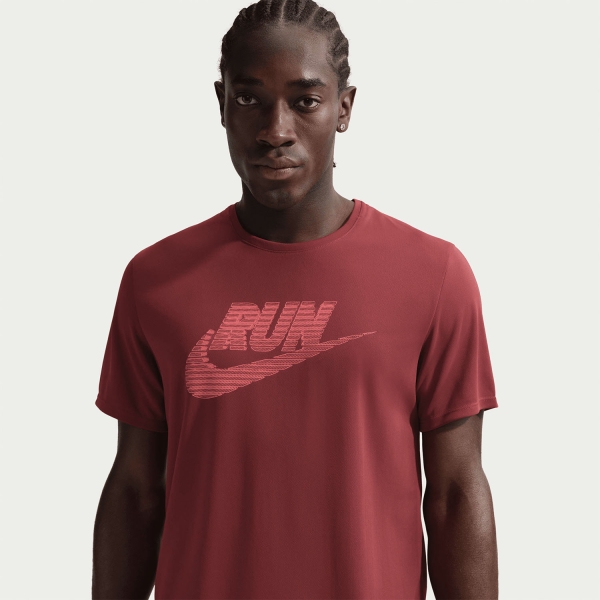 Nike Miler Energy Camiseta - Team Crimson/Light Crimson