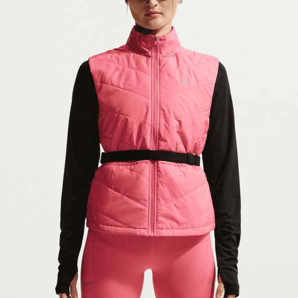 Women's Running Jacket Nike Swift Vest  Sea Coral/Reflective Silver HV2655897