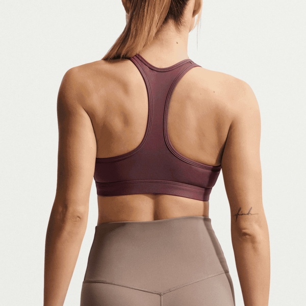 Nike Swoosh Sports Bra - Tattoo/White