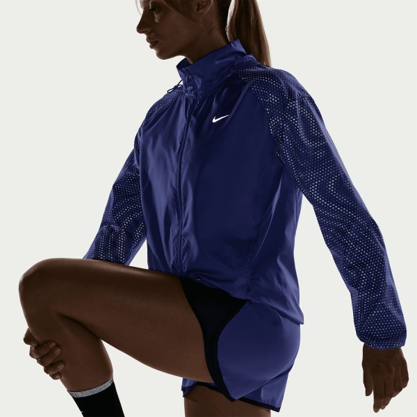 Nike Tempo Flash Chaqueta - Sapphire/Black/White/Reflective Silver