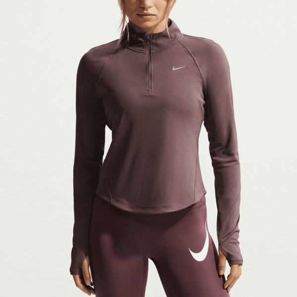 Women's Running Shirt Nike Tempo Swoosh Shirt  Tattoo/White HV2842502