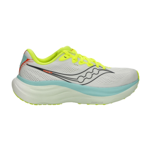 Women's Neutral Running Shoes Saucony Ride 19  White/Splash S11055131