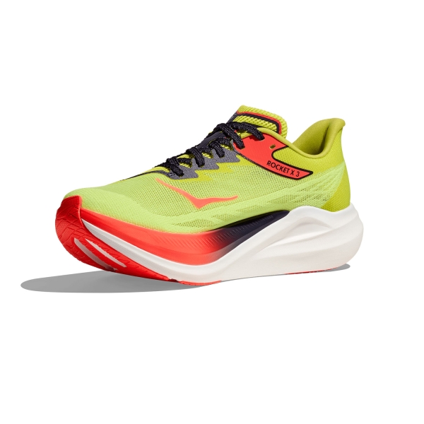 Hoka Rocket X 3 - Neon Yuzu/Squid Ink