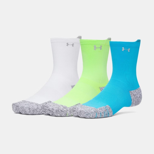Socks Under Armour ArmourDry Cushion x 3 Socks  Capri/White/Reflective 13870430419
