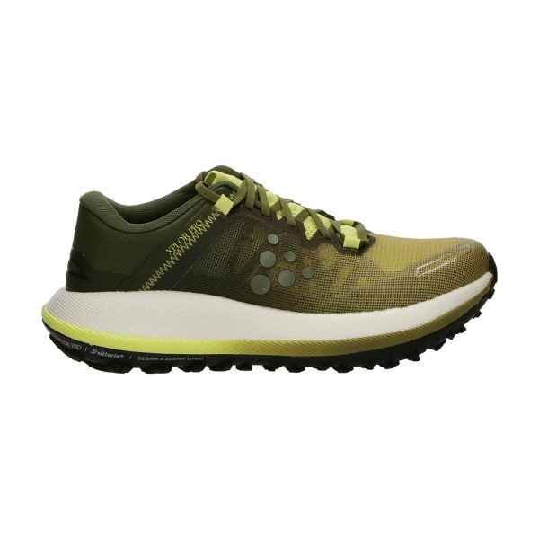 Men's Neutral Running Shoes Craft Xplor Pro  Leaf/Contrast Yellow 1916068LEACYE