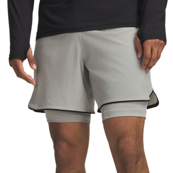 Men's Running Shorts Under Armour Velociti Pro 2 in 1 7in Shorts  Titanium 60095120069