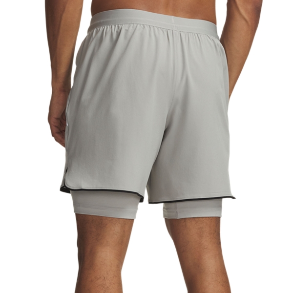 Under Armour Velociti Pro 2 in 1 7in Shorts - Titanium