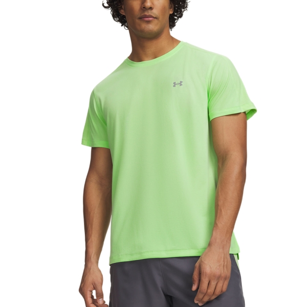 Men's Running T-Shirt Under Armour Velociti Reflect TShirt  Lumos Lime 60095180712