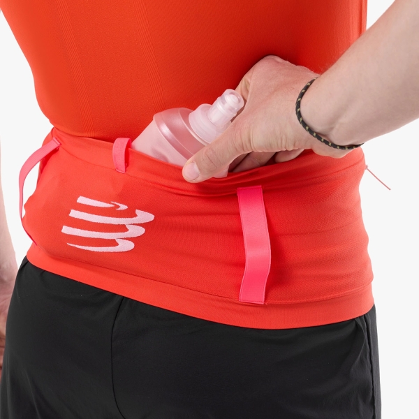 Compressport Free Pro Belt - Tigerlily/Fluo Red