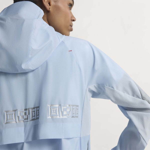 adidas ADIZERO Ekiden Jacket - Crystal Sky/Silver Metallic