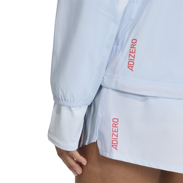 adidas ADIZERO Ekiden Jacket - Crystal Sky/Silver Metallic
