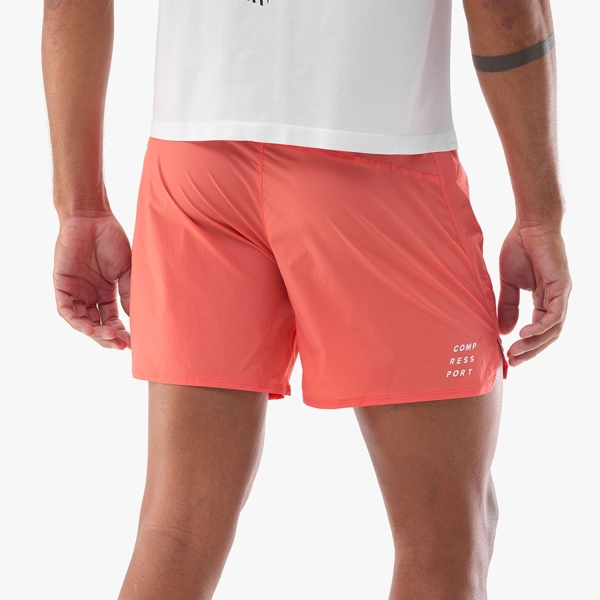 Compressport Performance 5in Shorts - Tigerlily