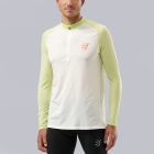 Compressport Pro Logo Shirt - Sugar/Shadow Lime