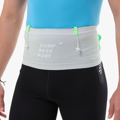 Compressport Free Pro Cinturón - Gray Violet/Neon Green