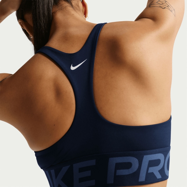 Nike Pro Sculpt Sports Bra - Midnight Navy/Mystic Navy/White