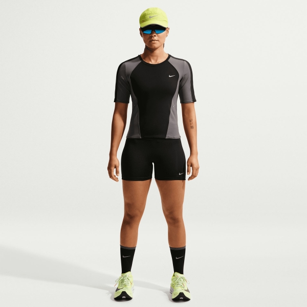 Nike Tempo 5in Shorts - Black/Reflective Silver