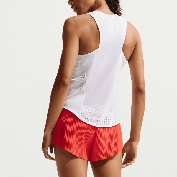 Nike AeroSwift Dri-FIT ADV Tank - White/Black