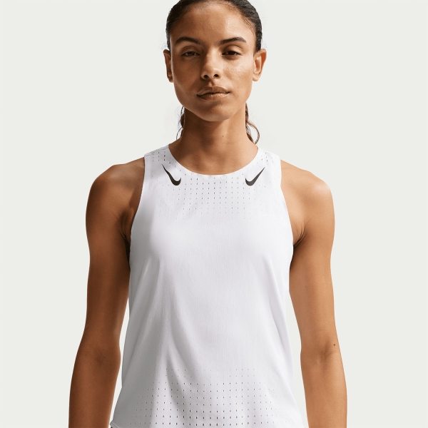 Nike AeroSwift Dri-FIT ADV Tank - White/Black
