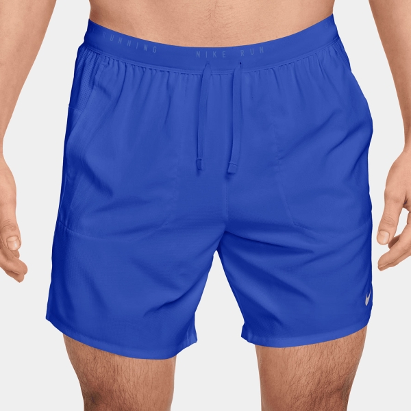 Men's Running Shorts Nike Stride 2 in 1 7in Shorts  Hyper Royal/Reflective Silver IF2036405