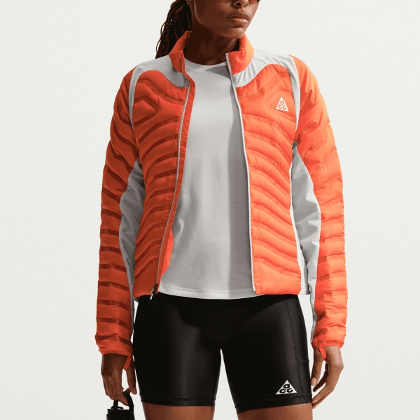 Women's Trail Running Jacket Nike ACG Lava Loft Jacket  Safety Orange/Summit White IO9134819