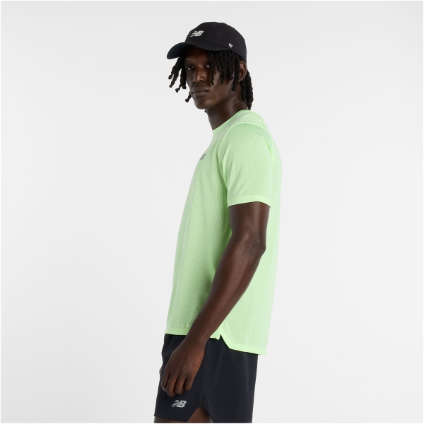 New Balance Athletics Run T-Shirt - Afterglow Heather