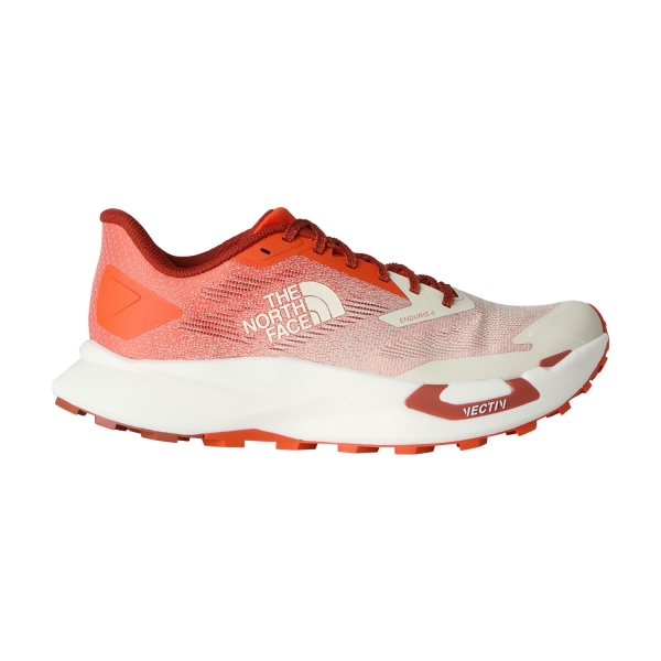 Men's Trail Running Shoes The North Face Vectiv Enduris 4  Lava Red/Calacatta NF0A8AEPL2I