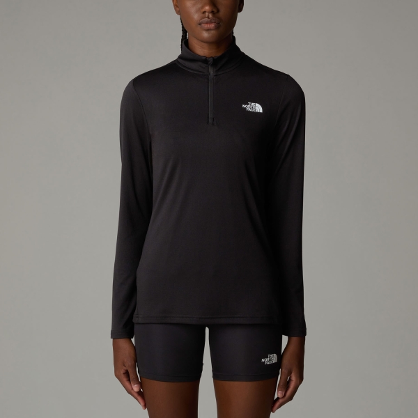 Women's Long Sleeve Shirts Trail Running The North Face Flex Shirt  TNF Black NF0A8BRQJK3