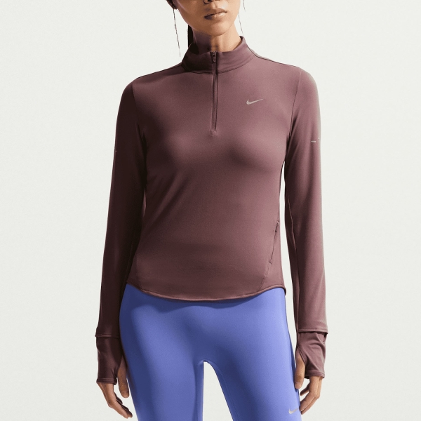 Women's Running Shirt Nike DriFIT Swift UV Shirt  Tattoo/Reflective Silver HQ0499502