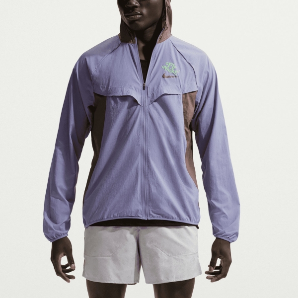 Men's Running Jacket Nike DriFIT UV Stride Fly Jacket  Iron Purple/Tattoo IF2026506
