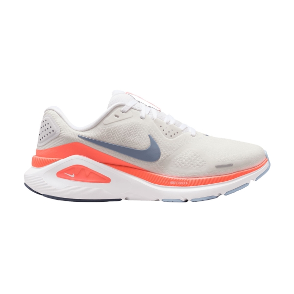 Woman's Structured Running Shoes Nike Structure 26  White/Ashen Slate/Hot Lava/Hydrogen Blue HJ1101105