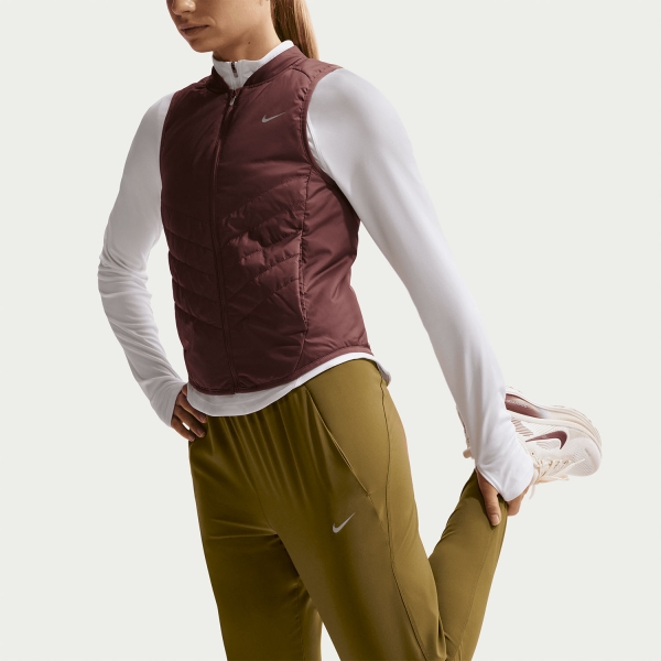 Nike Tempo Dri-FIT 7/8 Pantalones - Olive Flak/Reflective Silver