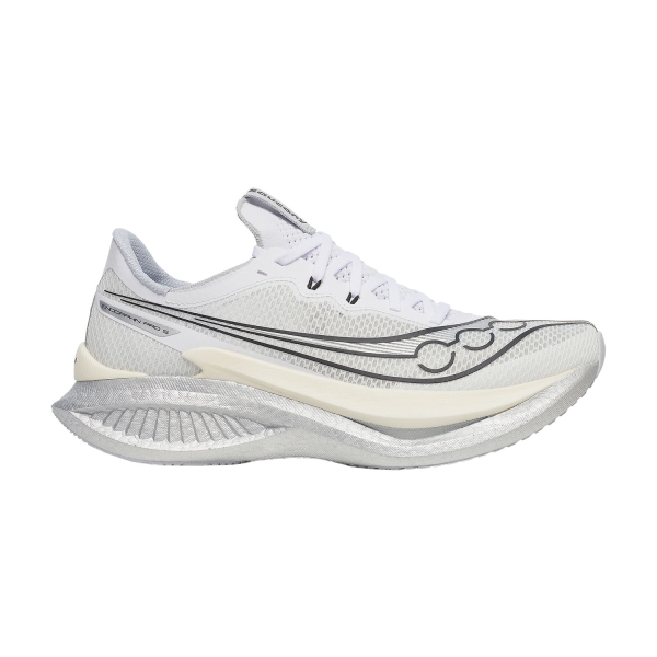 Men's Performance Running Shoes Saucony Endorphin Pro 5  White/Black S21064101