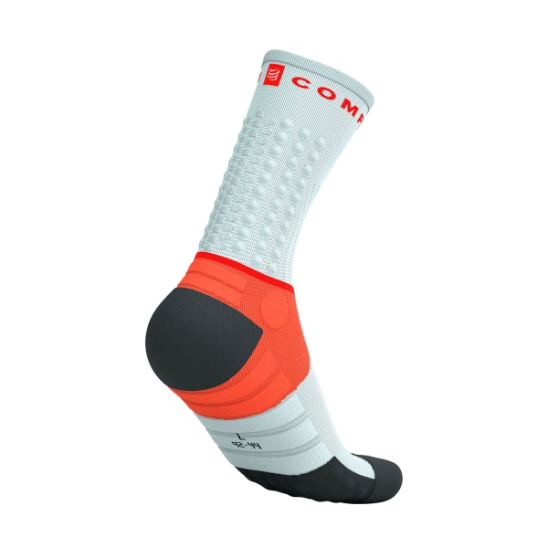 Compressport Ultra Trail V2.0 Socks - Gray Violet/Tigerlily