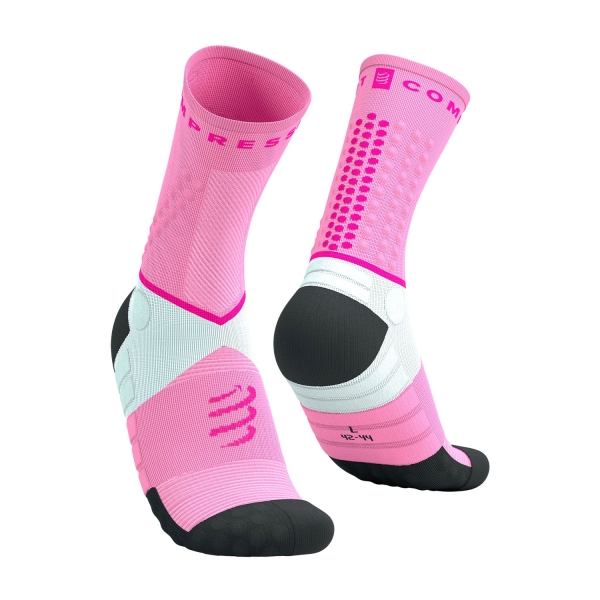 Compressport Ultra Trail V2.0 Socks - Begonia/Neon Pink