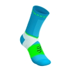 Compressport Ultra Trail V2.0 Socks - Norse Blue/Neon Green