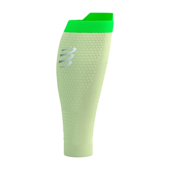 Compressport R2 3.0 Compression Calf Sleeves - Lime/Neon Green