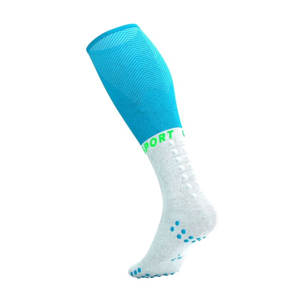 Compressport Full Oxygen Socks - Norse Blue/Neon Green