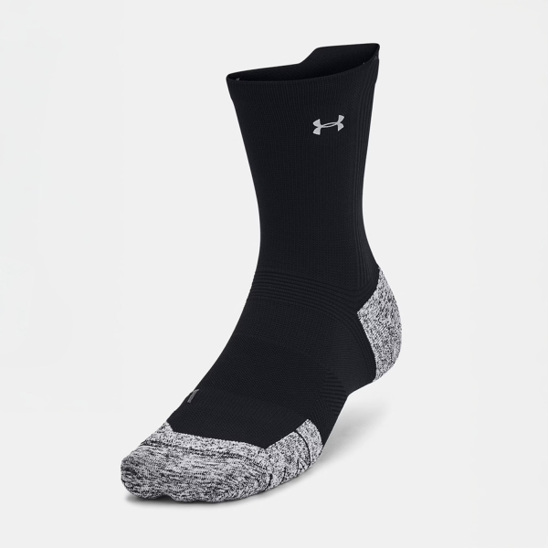 Socks Under Armour ArmourDry Run Cushion Socks  Black/Reflective 13760760001