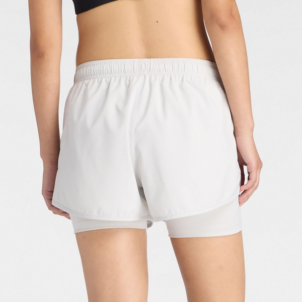 New Balance Essentials 2 in 1 3in Pantaloncini - Grey Matter