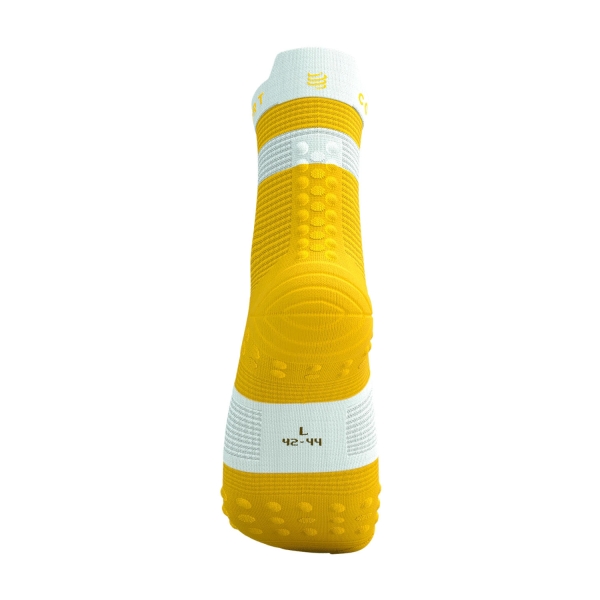 Compressport Pro Racing V4.0 Run High Calze - Lemon/White