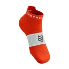 Compressport Pro Racing V4.0 Logo Socks - Tigerlily/White