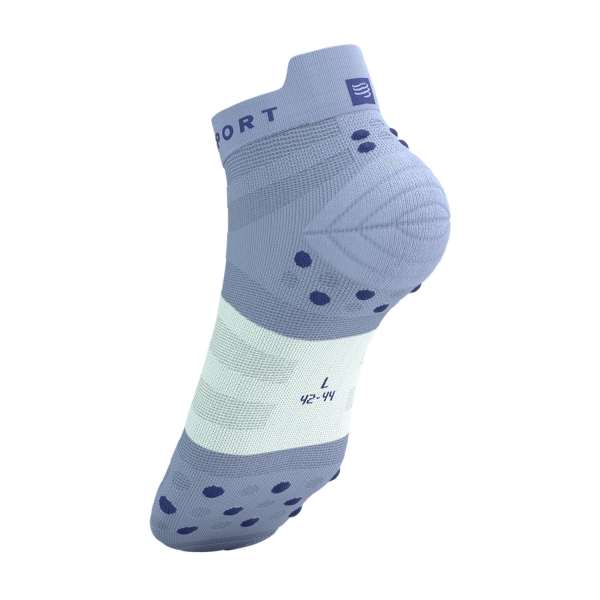 Compressport Pro Racing V4.0 Ultralight Logo Socks - Lavender/White