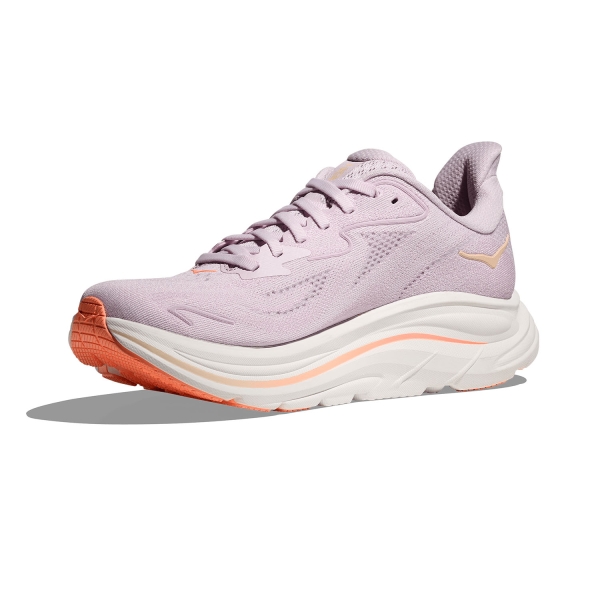 Hoka Clifton 10 - Lilac Cream/Tangerine Glow