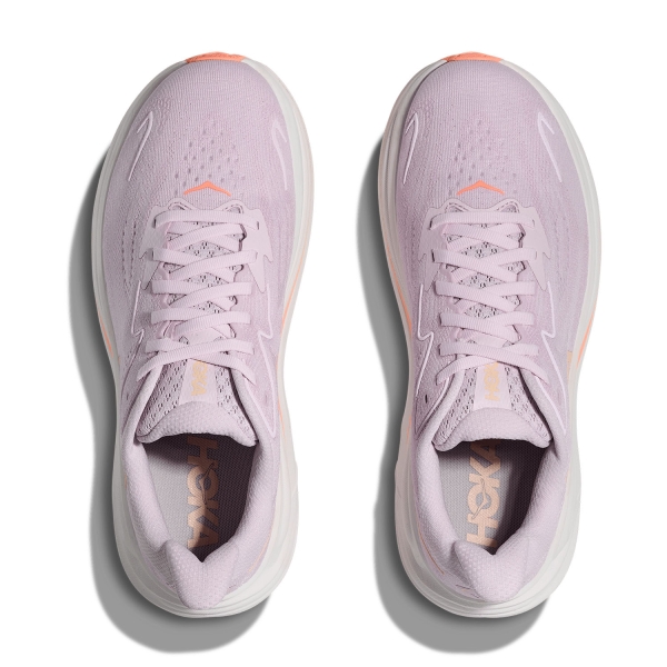 Hoka Clifton 10 - Lilac Cream/Tangerine Glow