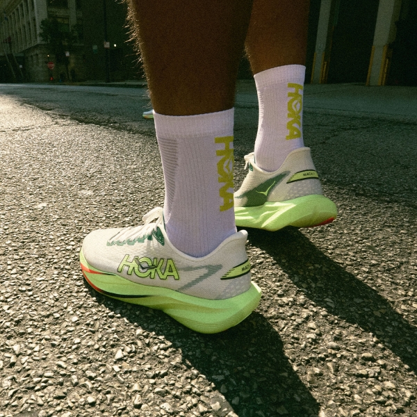 Hoka Mach 7 - Frost/Neon Yuzu