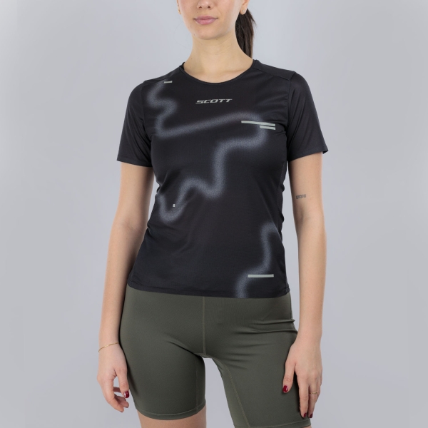 Women's Running T-Shirts SCOTT RC TShirt  Black/Spray Grey 4227688219