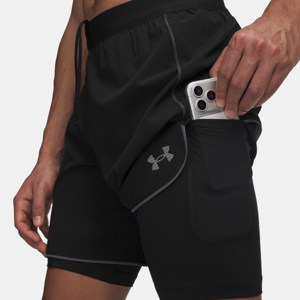 Under Armour Velociti Pro 2 in 1 7in Shorts - Ultimate Black